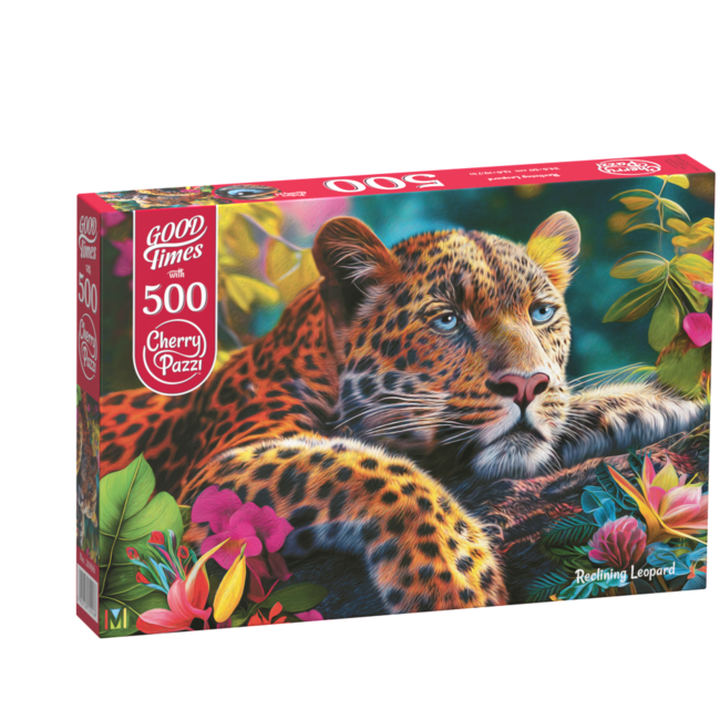 Reclining Leopard Puzzel 500 Stukjes