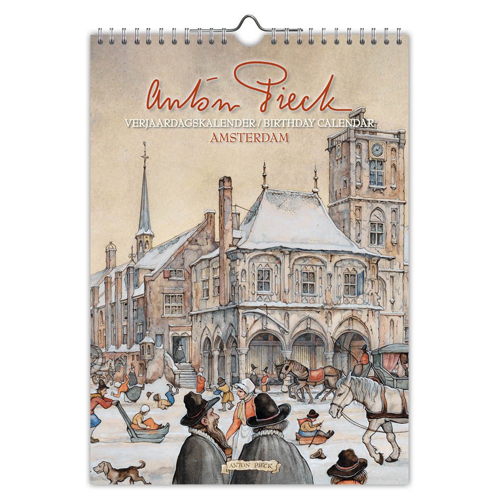 Anton Pieck Amsterdam Birthday Calendar Kalenderwinkel.nl