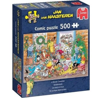 Jumbo Jan van Haasteren - Nervios navideños Puzzle 500 piezas