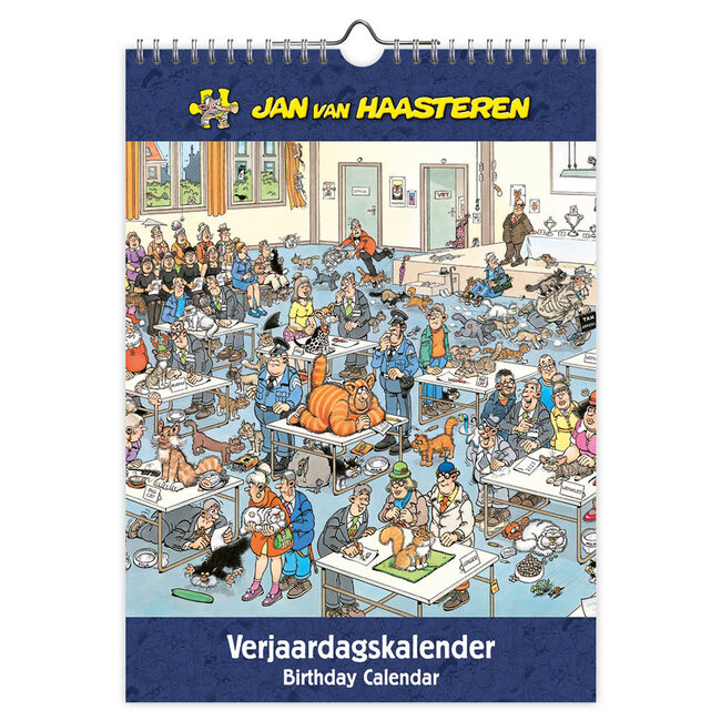 Comello Jan van Haasteren Birthday Calendar