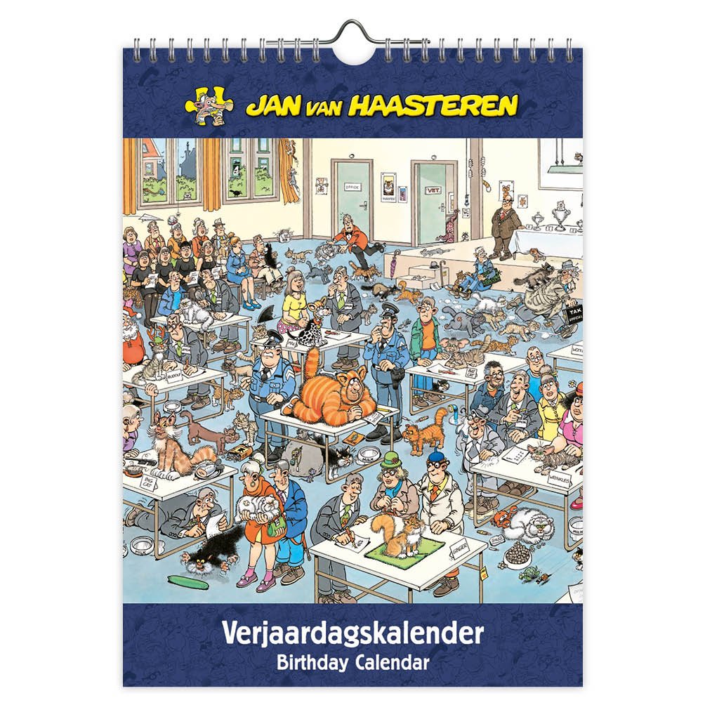 Jan van Haasteren 18x25 verjaardagskalender