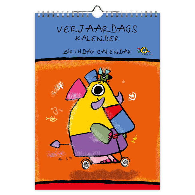 From the HeART (Willem Ritstier) A4 Birthday Calendar