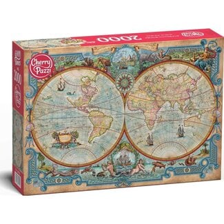 Great Discoveries World Map Puzzle 2000 Pezzi Acquistare? Semplicemente  online 