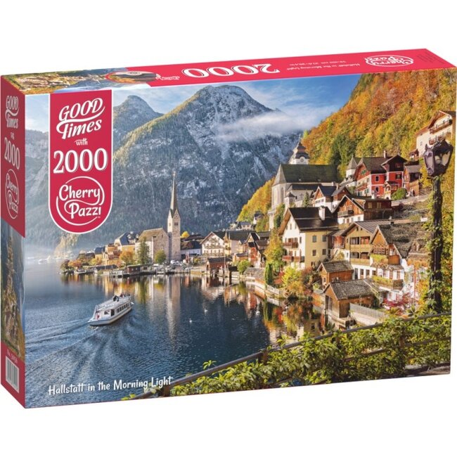 Puzzle di Hallstatt nella luce del mattino 2000 pezzi