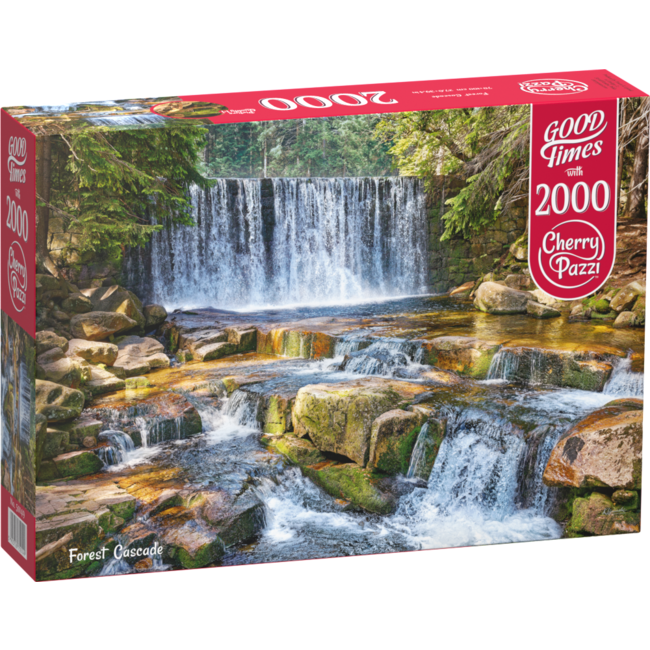 Puzzle Cascada Forestal 2000 Piezas