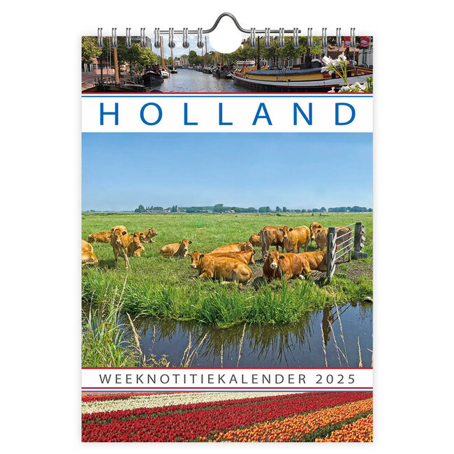 Calendrier Holland WEEKnotice 2025
