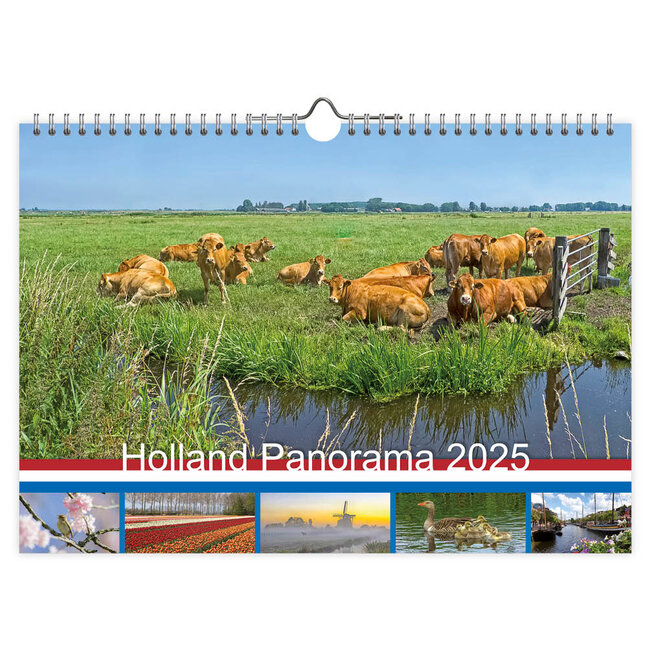 Calendrier Hollandais Panorama 2025