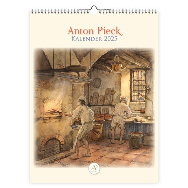 Anton Pieck Calendario 2025 Panadería grande
