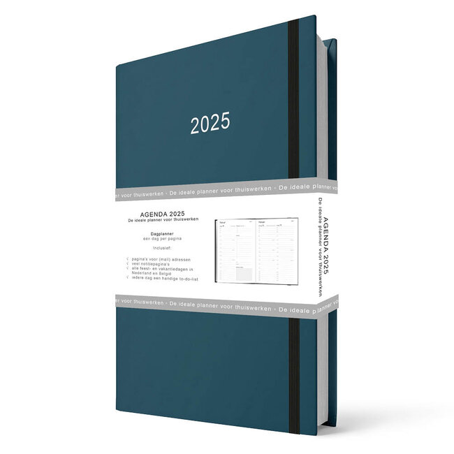 Agenda de deberes 2025 A4 Azul