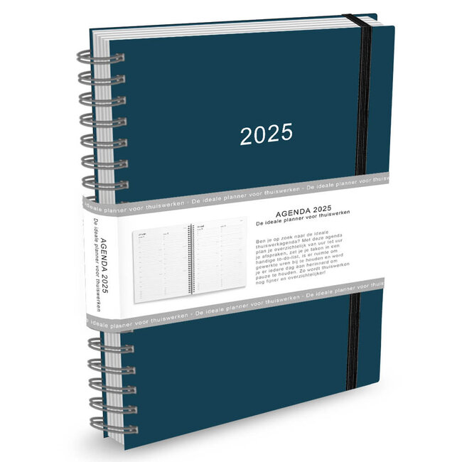 Comello Agenda Casa Lavoro 2025 A5 Blu