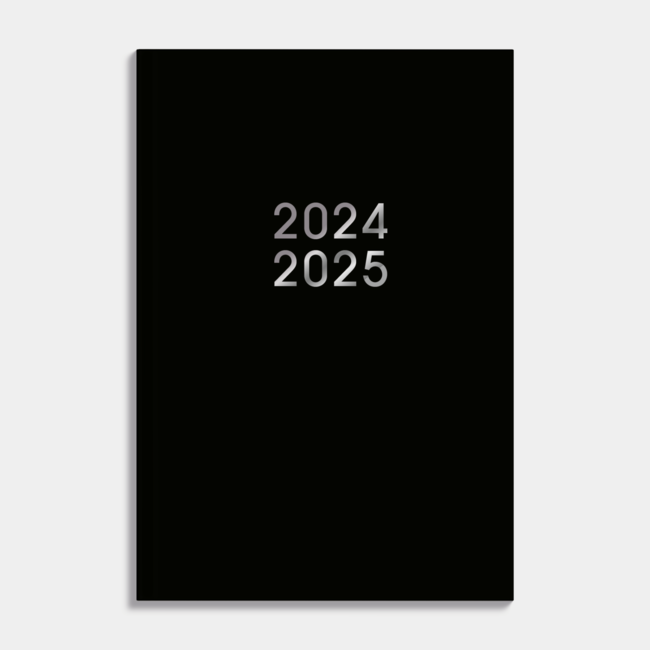A5 Agenda de base 2025-2025 Noir