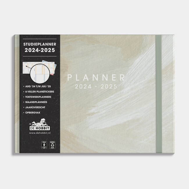 A5 Study Planner 2025 - 2025 Paint texture