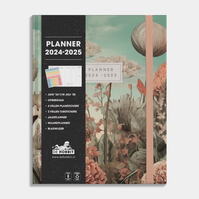 Planificateur A5+ 2025 - 2025 Fleurs des champs
