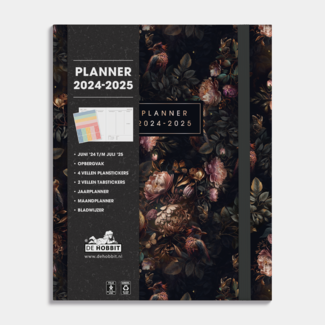 De Hobbit A5+ Planner 2024 - 2025 Bloem Klassiek