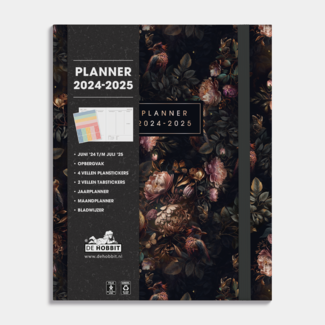 De Hobbit Planificateur A5+ 2025 - 2025 Flower Classic