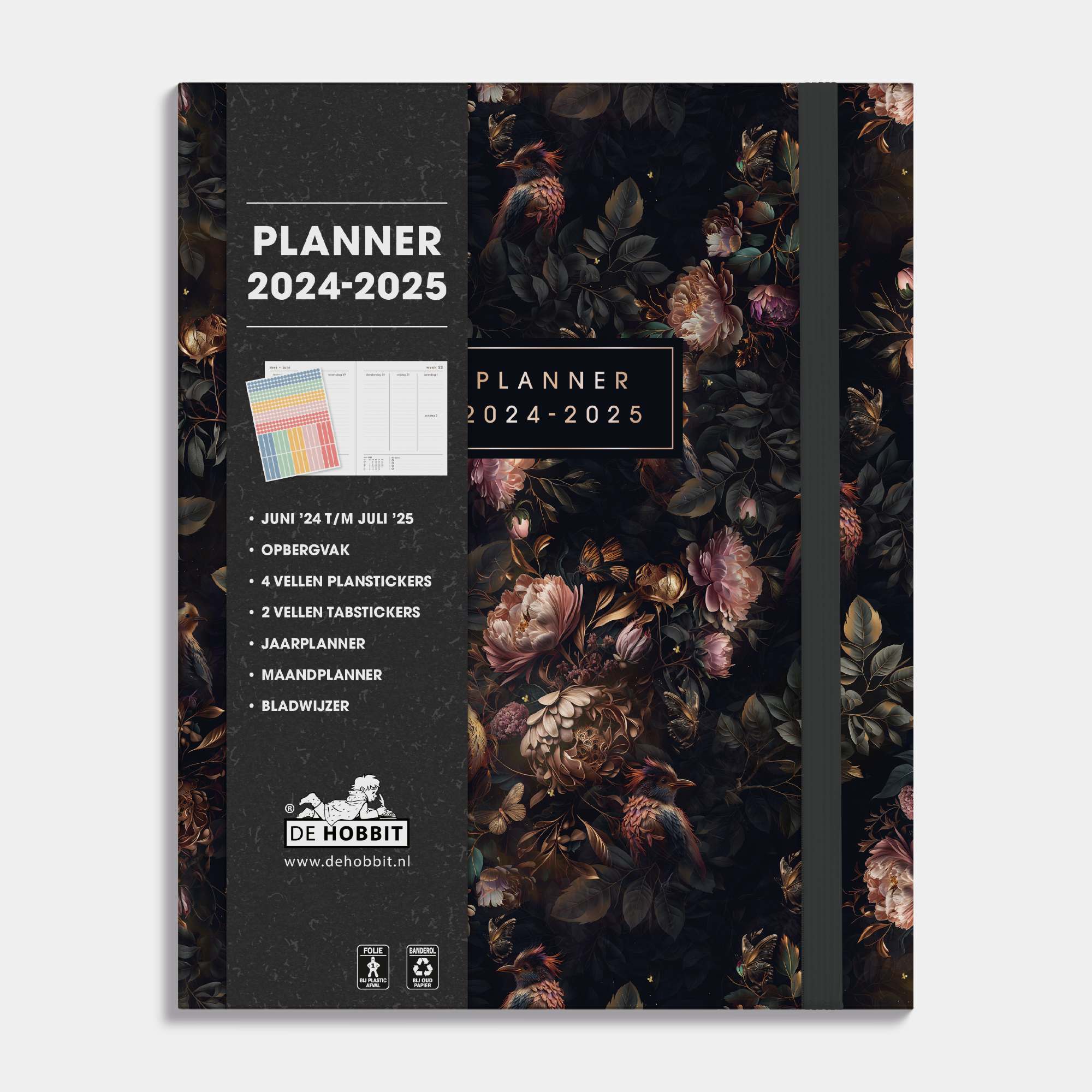 A5+ Planner 2024 - 2025 Bloem Klassiek