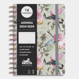 De Hobbit Carpeta de anillas A5 Agenda 18 Meses 2025-2025 Romantic