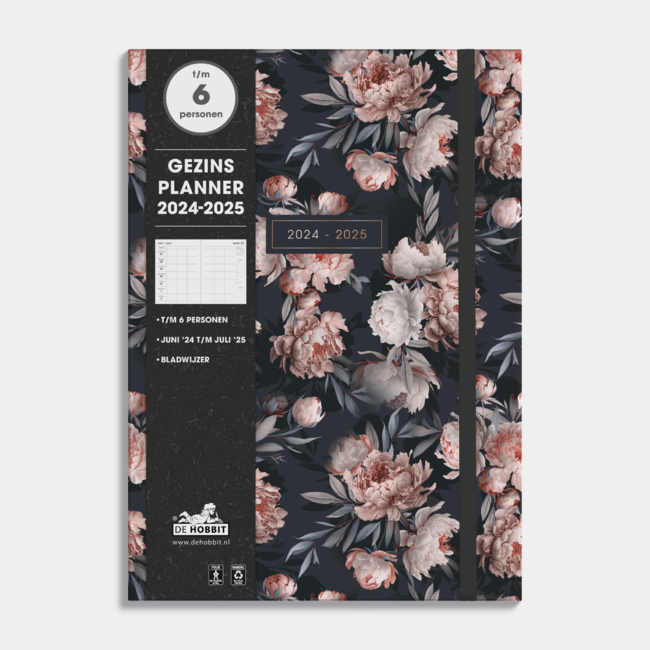 A4 Family Planner 20242025 Peonies Buy? Quick and easy Kalenderwinkel.nl