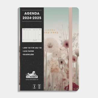 De Hobbit A5 Agenda 2025 - 2025 Fieldflowers