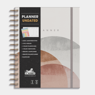 De Hobbit Planner Undated Watercolour Earth tone