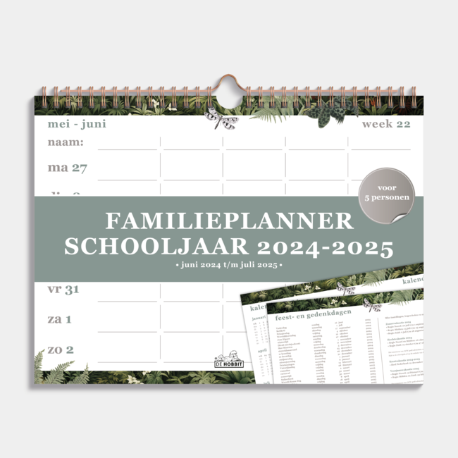 De Hobbit Spiraal Familieplanner 2024-2025