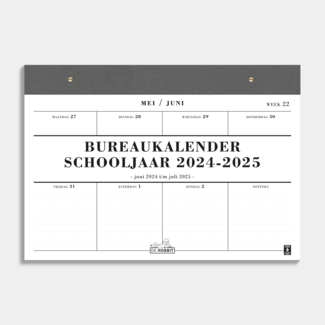 De Hobbit Office calendar School year 2025 - 2025