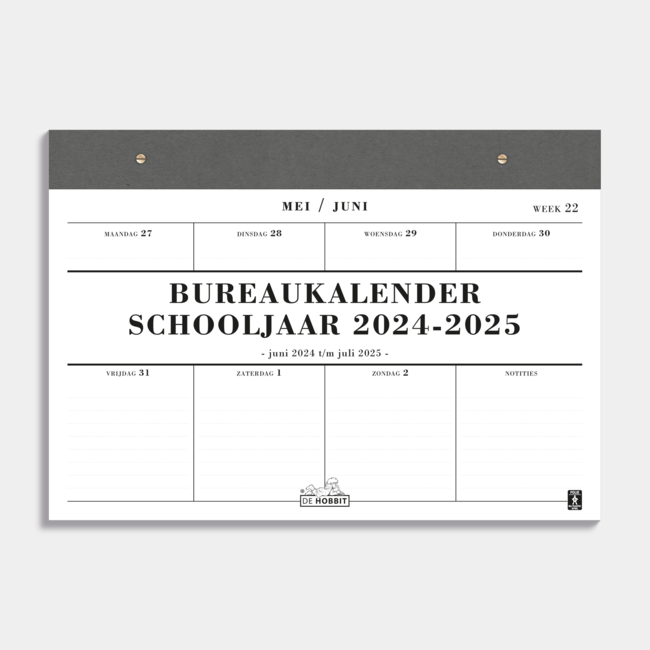 Bureaukalender Schooljaar 2024 - 2025