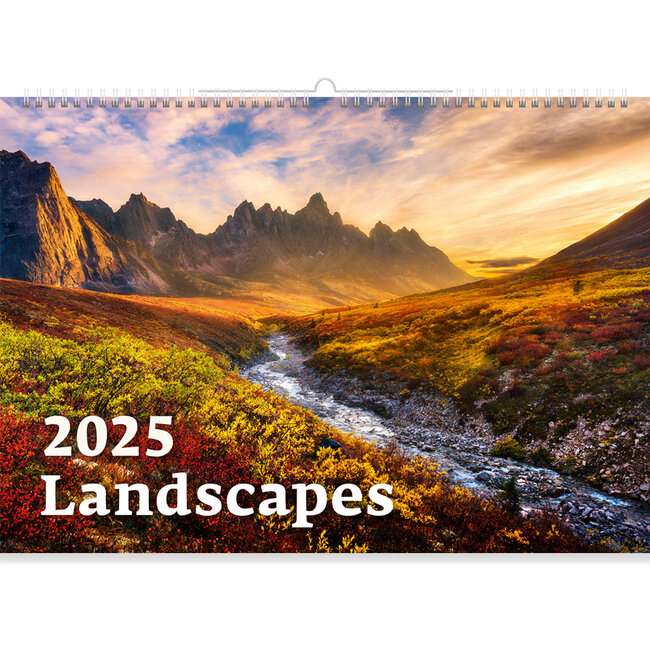 Buying Landscapes Calendar 2025? Quick and easy online Kalenderwinkel.nl