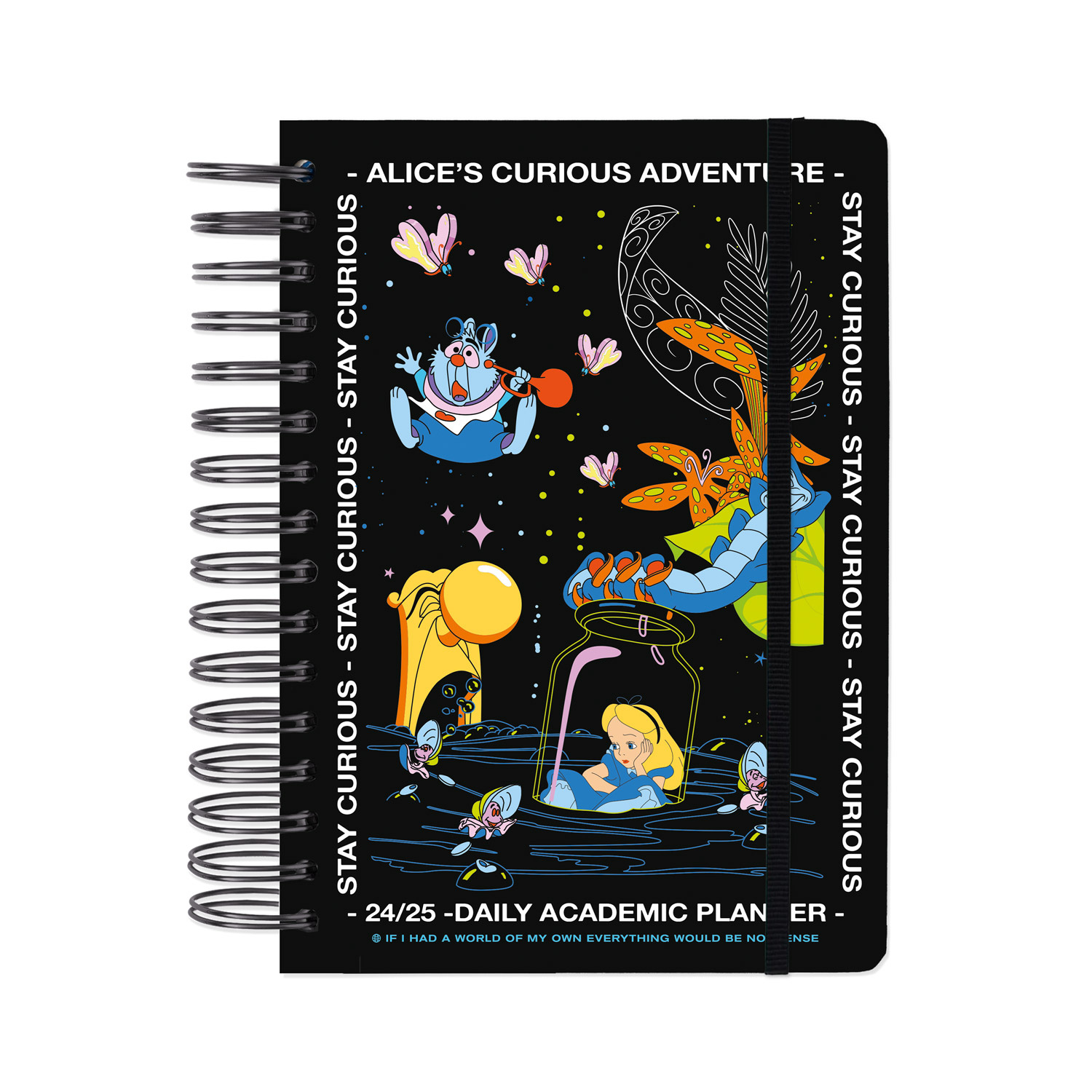 A5 Alice in Wonderland School Dag Agenda 2024-2025 ( aug - juli )