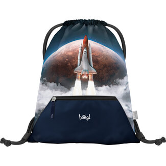 Baagl Borsa da ginnastica Space Shuttle con cerniera