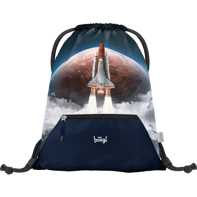 Space Shuttle Gym Bag with Zipper