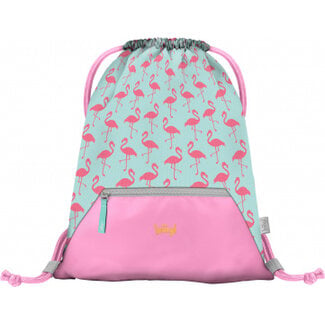 Baagl Bolsa de deporte Flamingo con cremallera