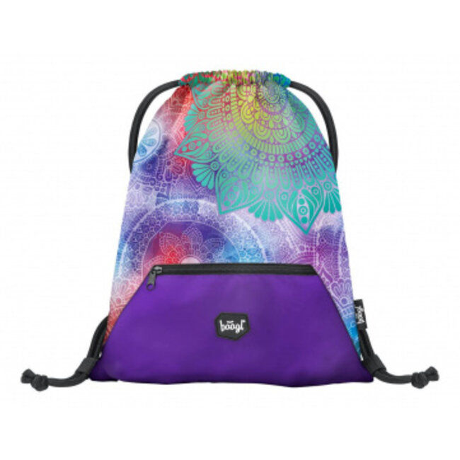 Baagl Mandala Gym Bag with Zipper