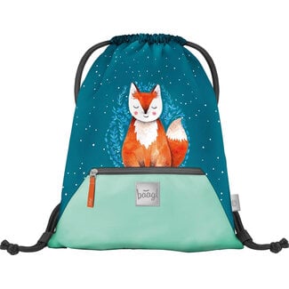 Baagl Borsa da ginnastica Foxes con cerniera