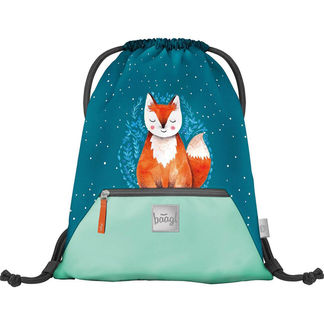 Foxes Gym Bag with Zipper