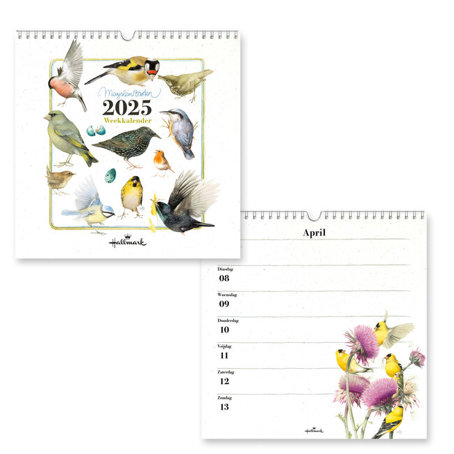 Hallmark Calendario settimanale Marjolein Bastin 2025 quadrato