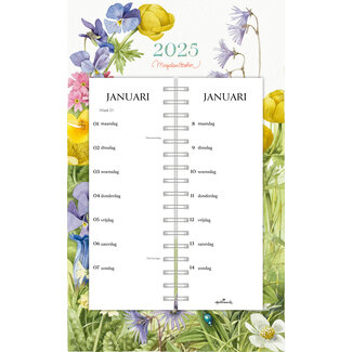 Hallmark Marjolein Bastin Kalender 2025 op schild