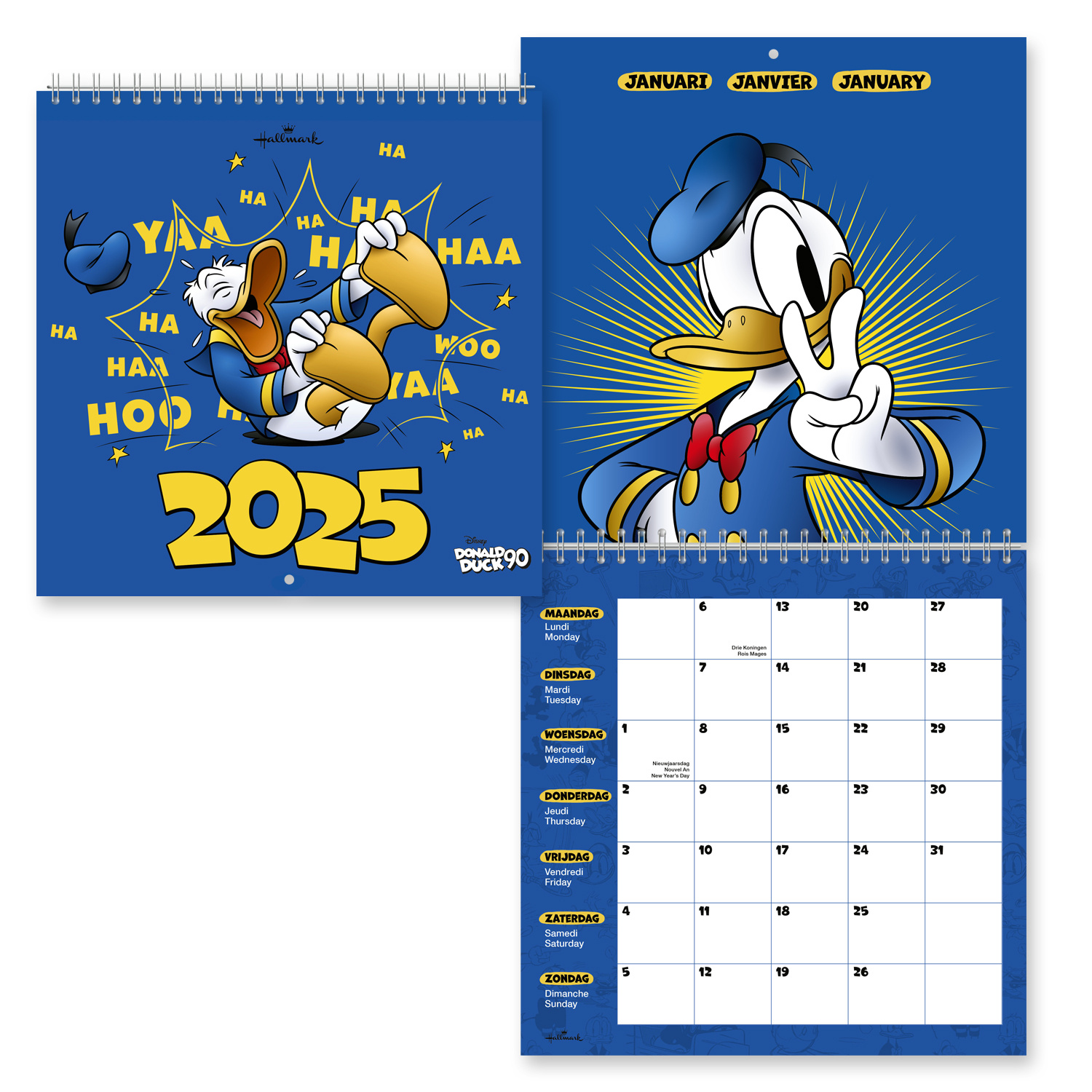 Donald Duck Maandkalender 2025