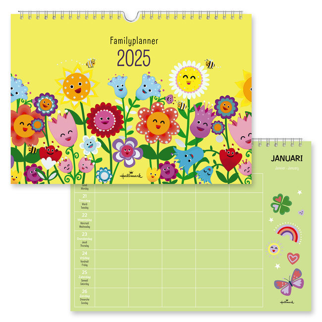 Hallmark Ylva Svensson Family calendar 2025