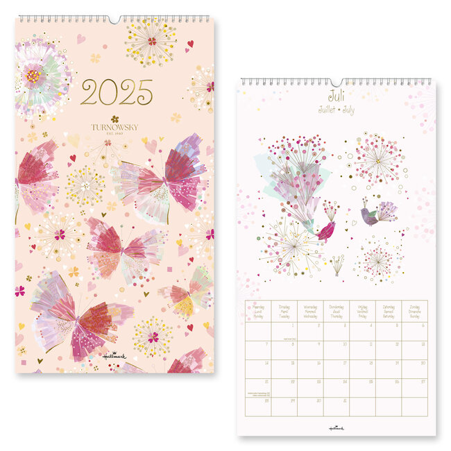 Calendario mensual Turnowsky 2025