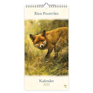 Comello Rien Poortvliet Notizkalender 2025 Fuchs
