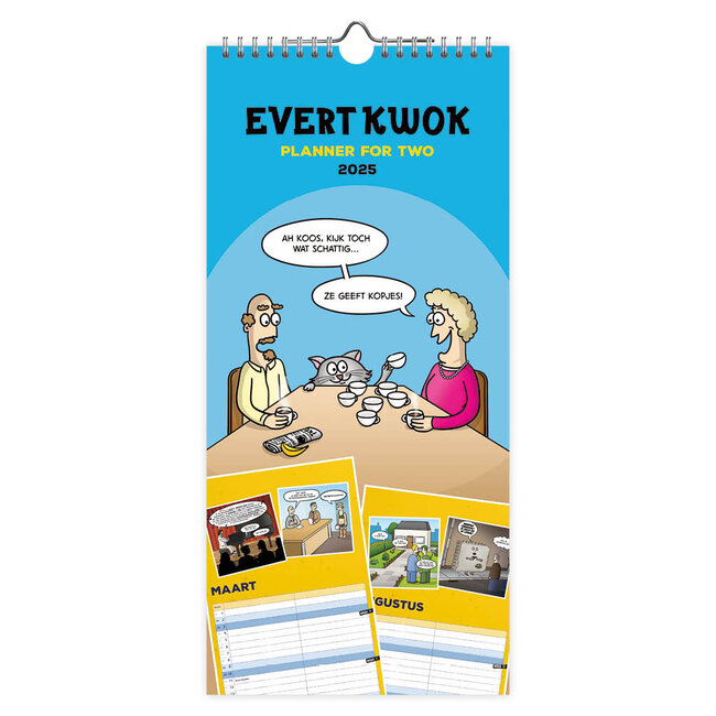 Comello Evert Kwok Planner voor 2 Kalender 2025