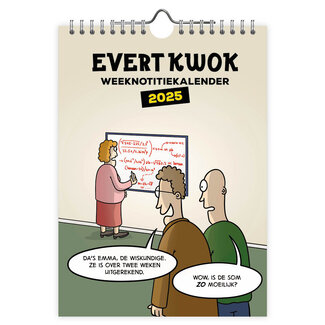 Comello Evert Kwok Woche Note Kalender 2025 Ausstehend