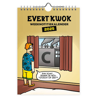Comello Evert Kwok Calendario semanal de notas 2025 Ver
