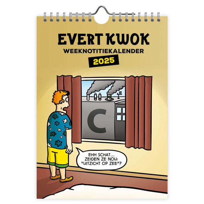 Evert Kwok Wöchentlicher Notizkalender 2025 Ansicht