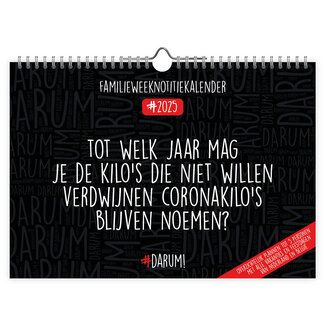 Comello Darum FamilieWEEKnote Kalender 2025