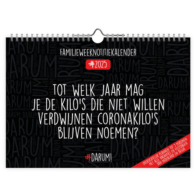 Darum FamilieWEEKnote Kalender 2025