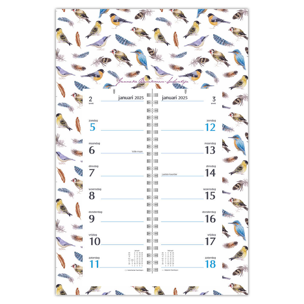 Janneke Brinkman Omlegweek (op schild) 2025 Vogels en Veren