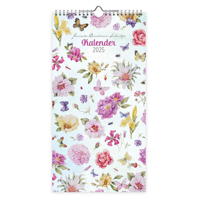 Comello Janneke Brinkman Monthly Note Calendar 2025 English Roses