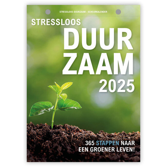 Stressloos Duurzaam Scheurkalender 2025